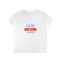 Blessed & American Ladies' V-Neck