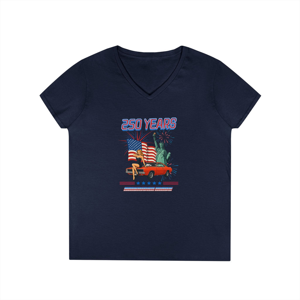 American Made Ladies' V-Neck