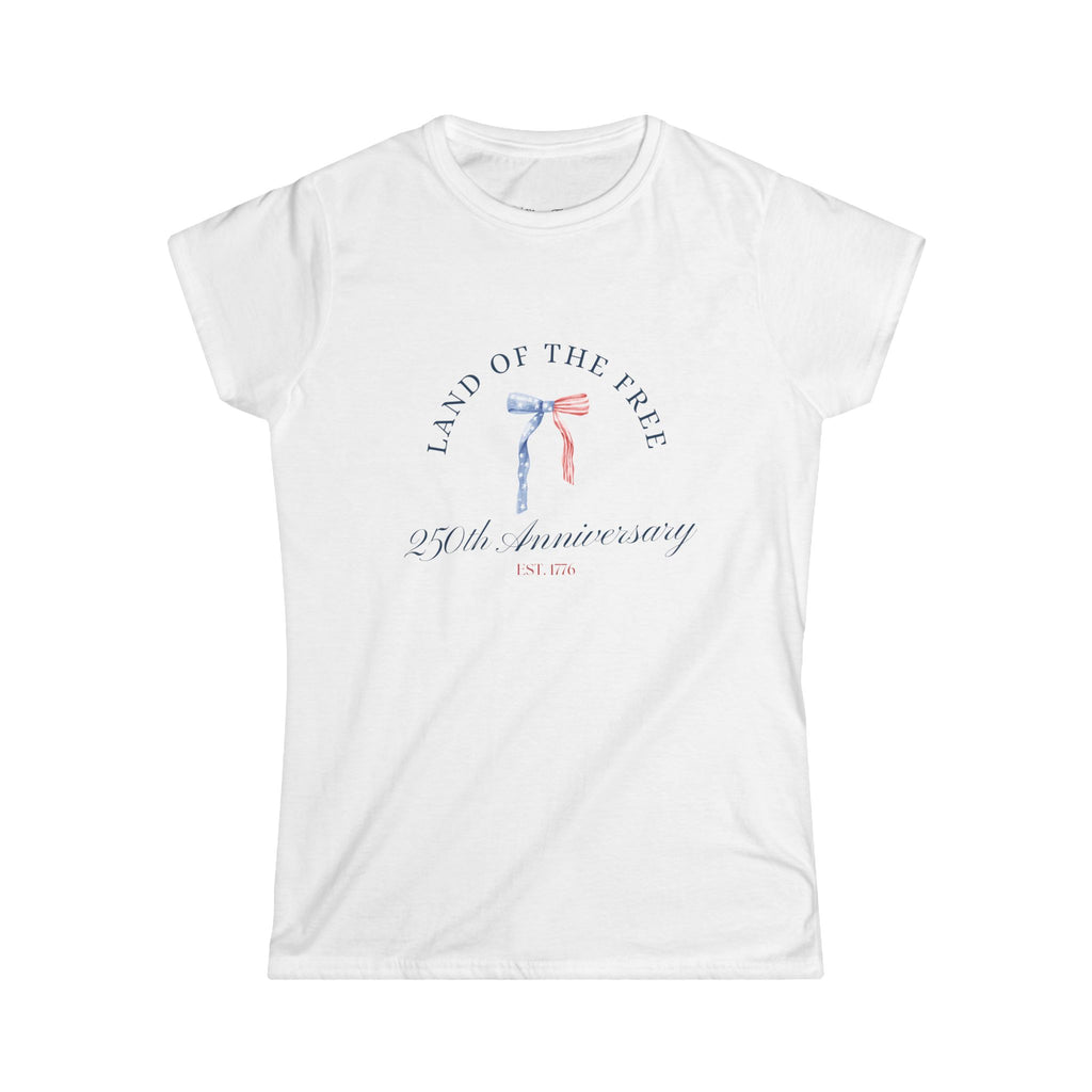 Red, White & Bow Women's 'Merica Tee