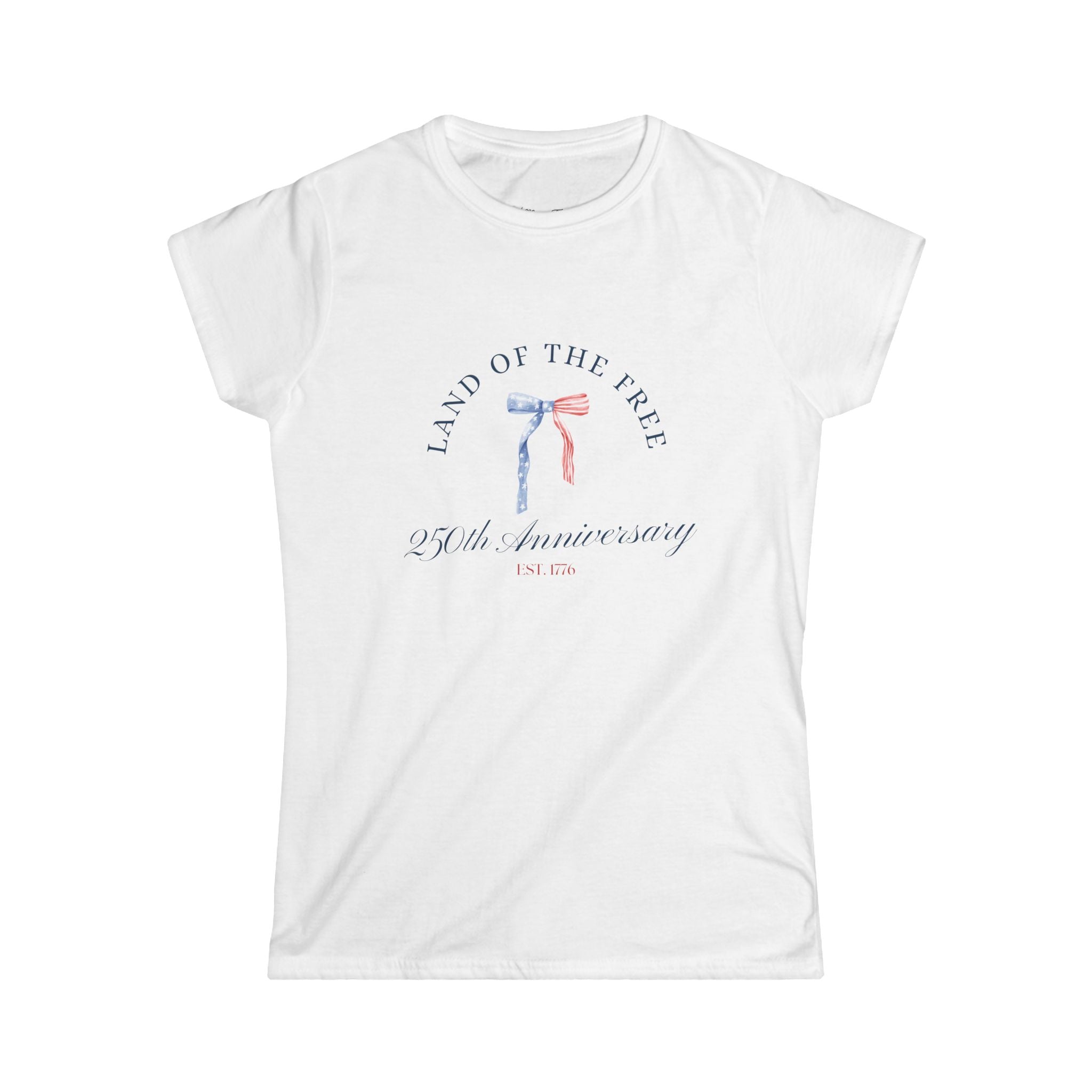 Red, White & Bow Women's 'Merica Tee