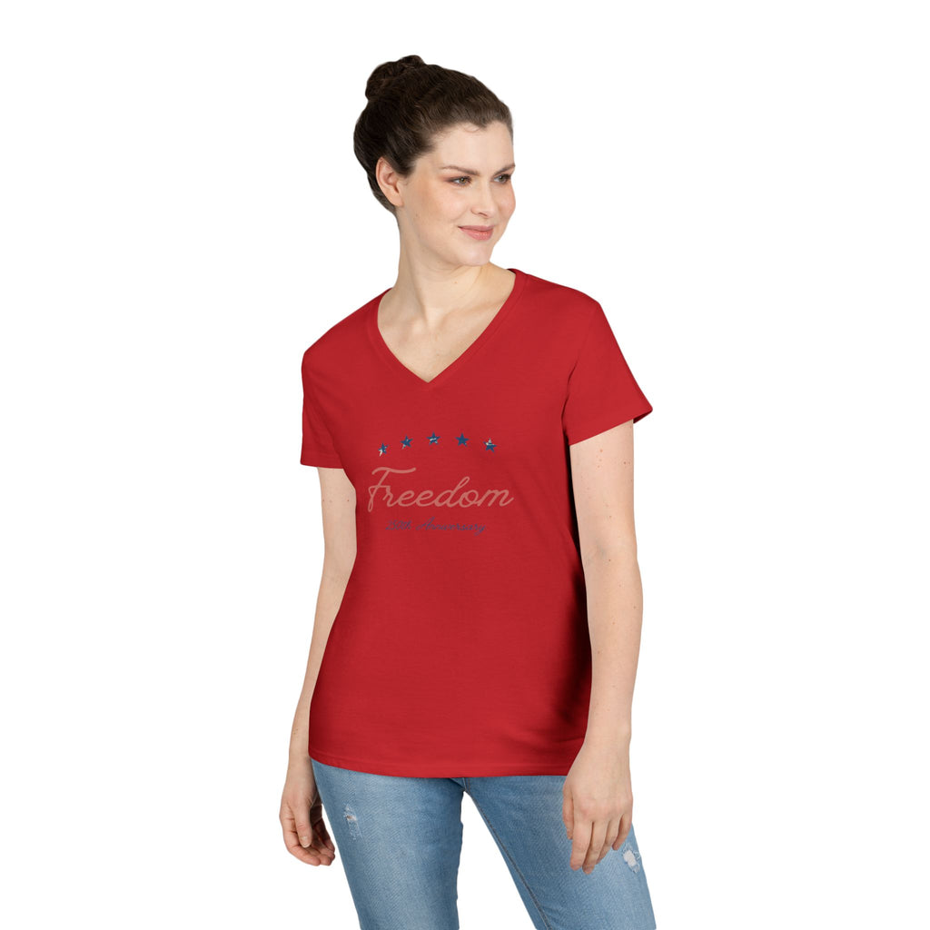 Stars & Freedom Ladies' V-Neck