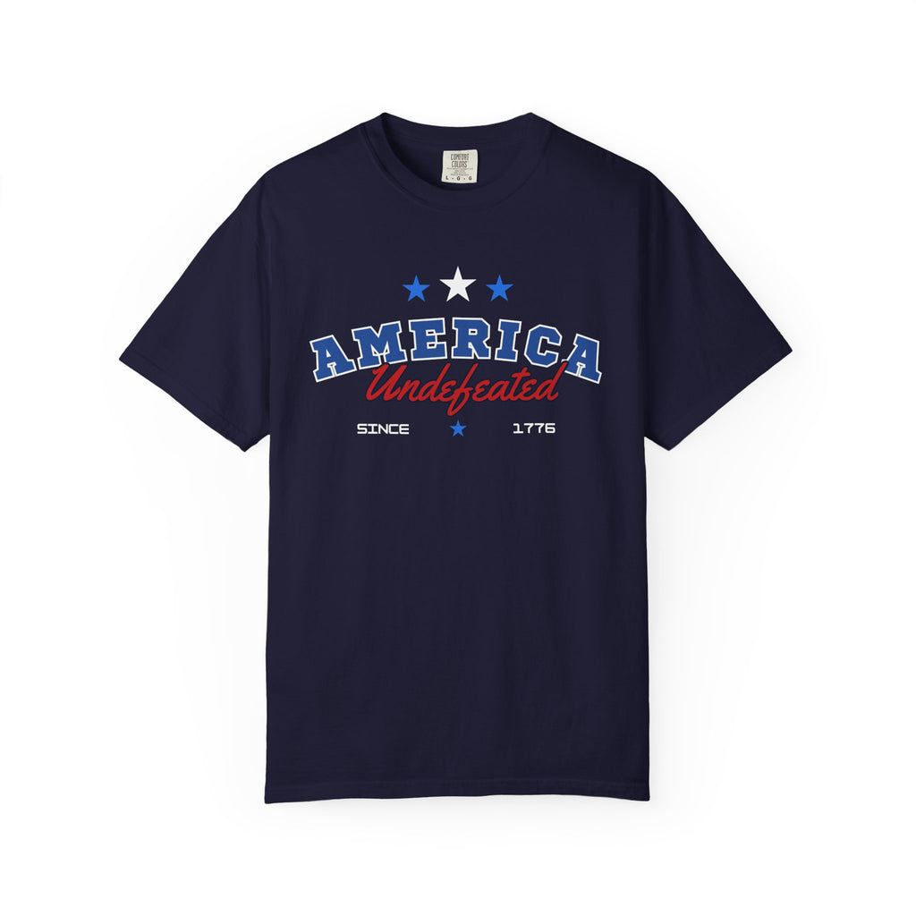 America Undefeated - Unisex Garment-Dyed T-shirt