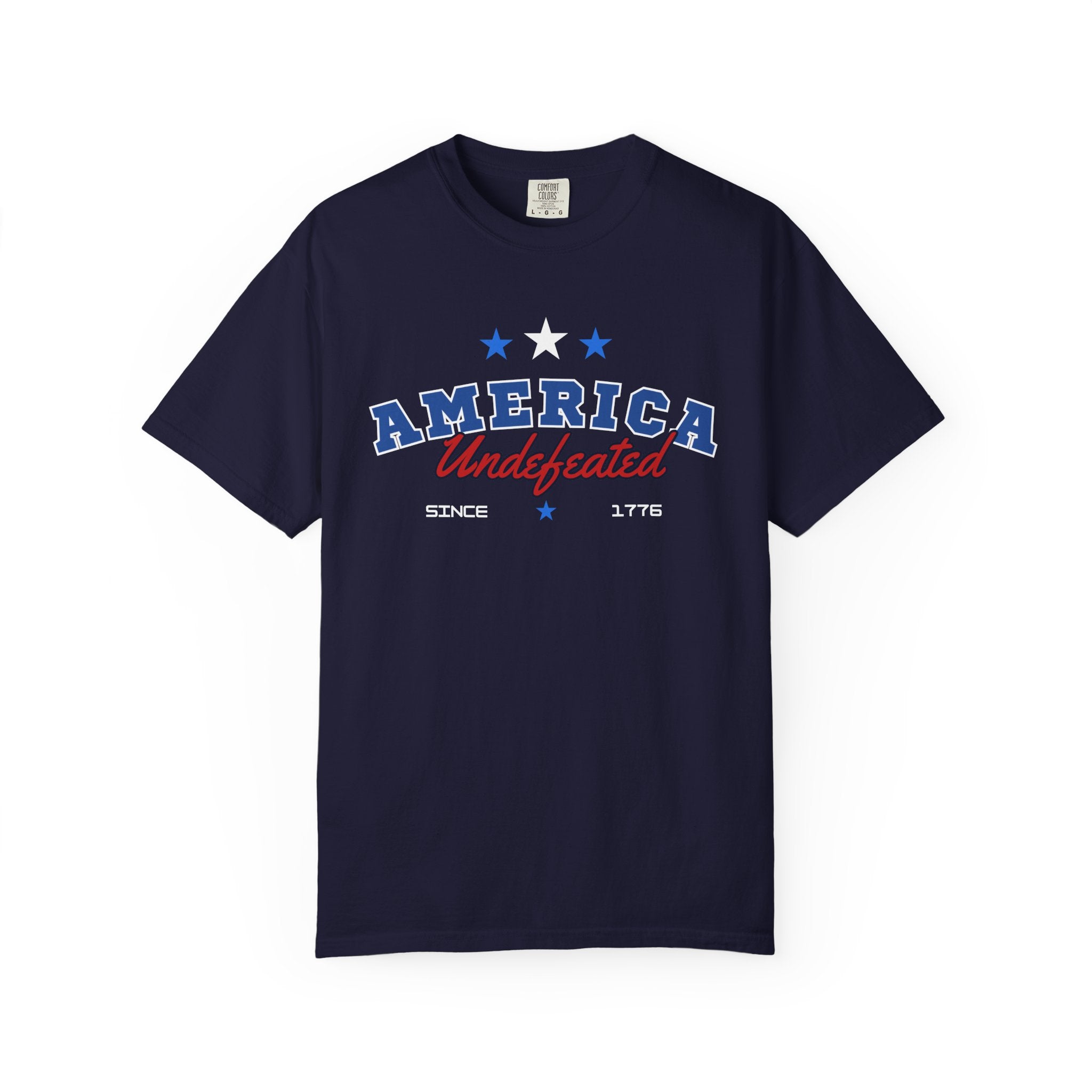 America Undefeated - Unisex Garment-Dyed T-shirt