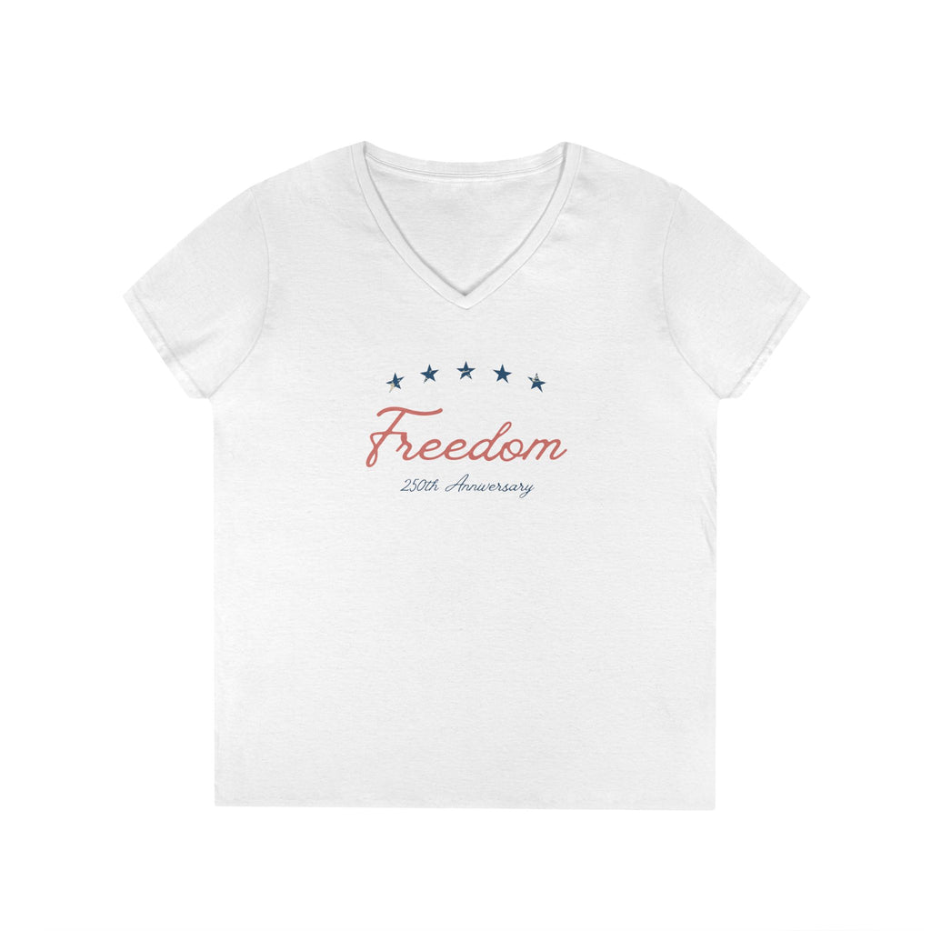 Stars & Freedom Ladies' V-Neck
