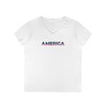 America Ladies' V-Neck