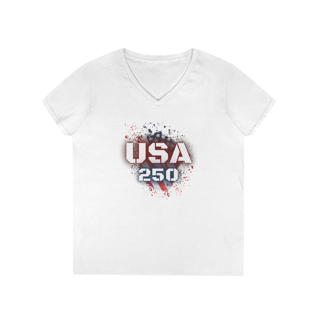 USA 250 Ladies' V-Neck