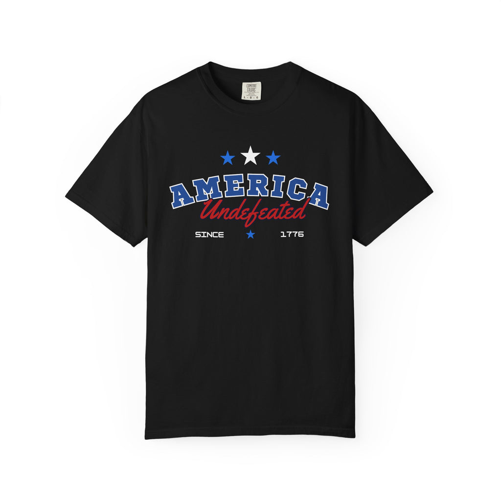 America Undefeated - Unisex Garment-Dyed T-shirt