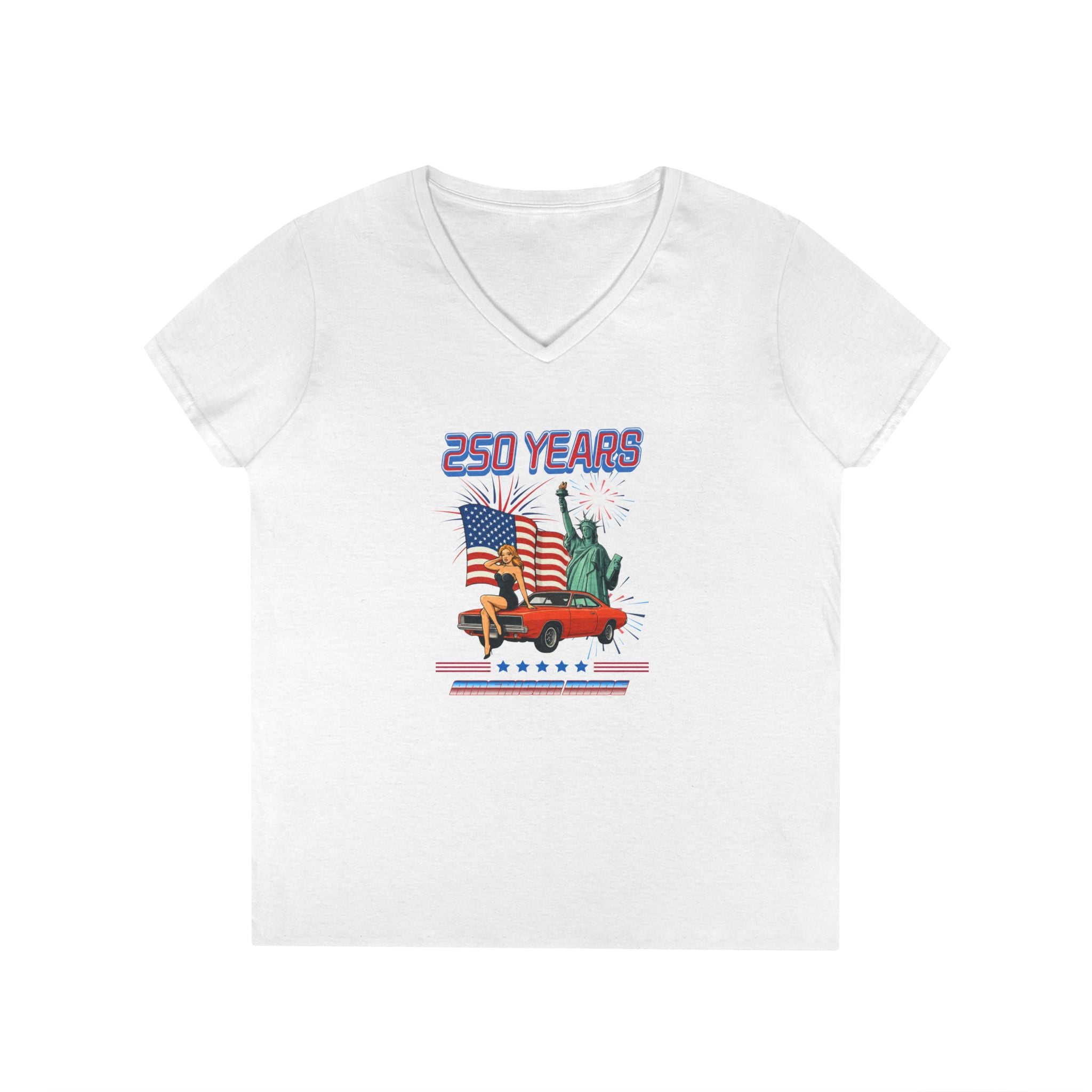 American Made Ladies' V-Neck