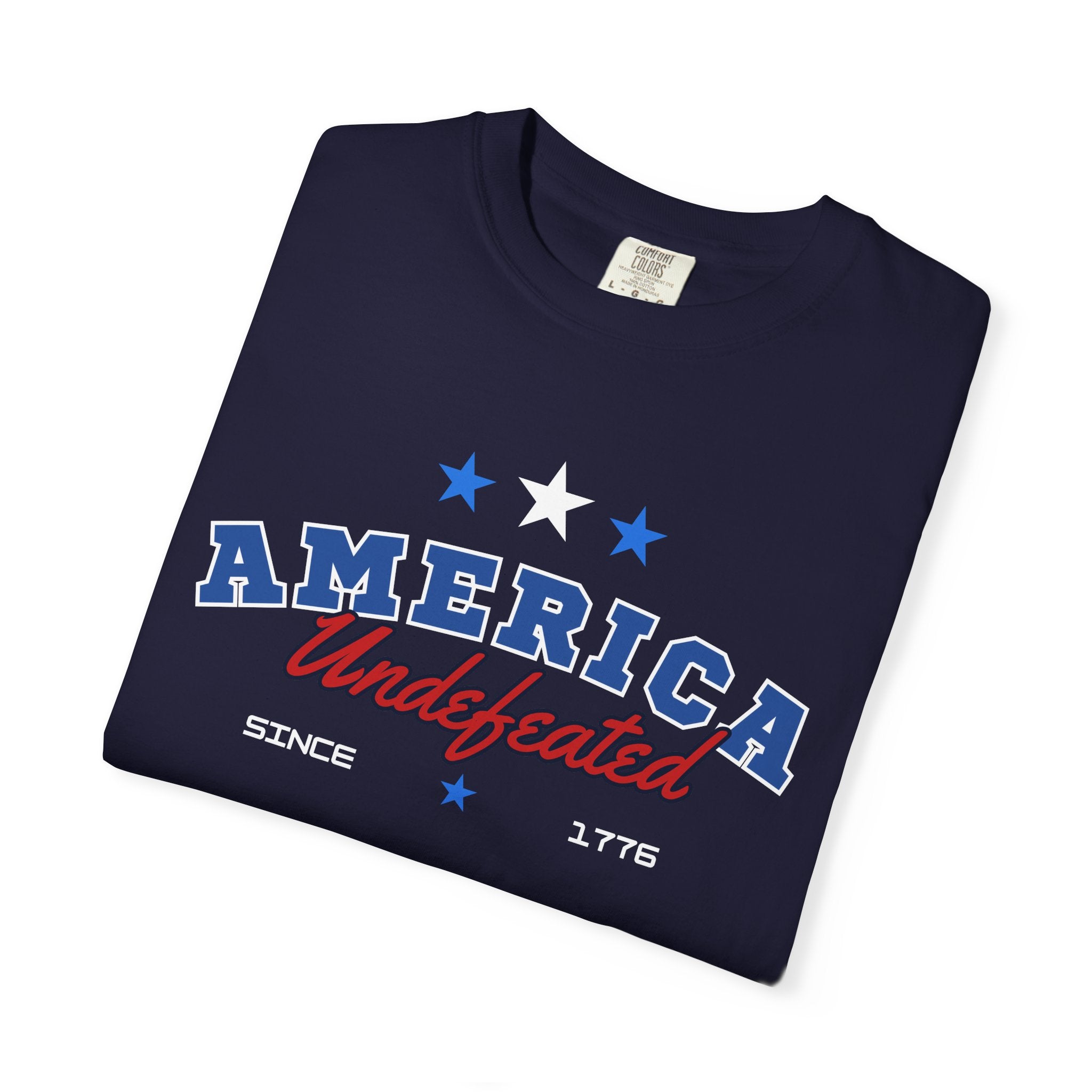America Undefeated - Unisex Garment-Dyed T-shirt
