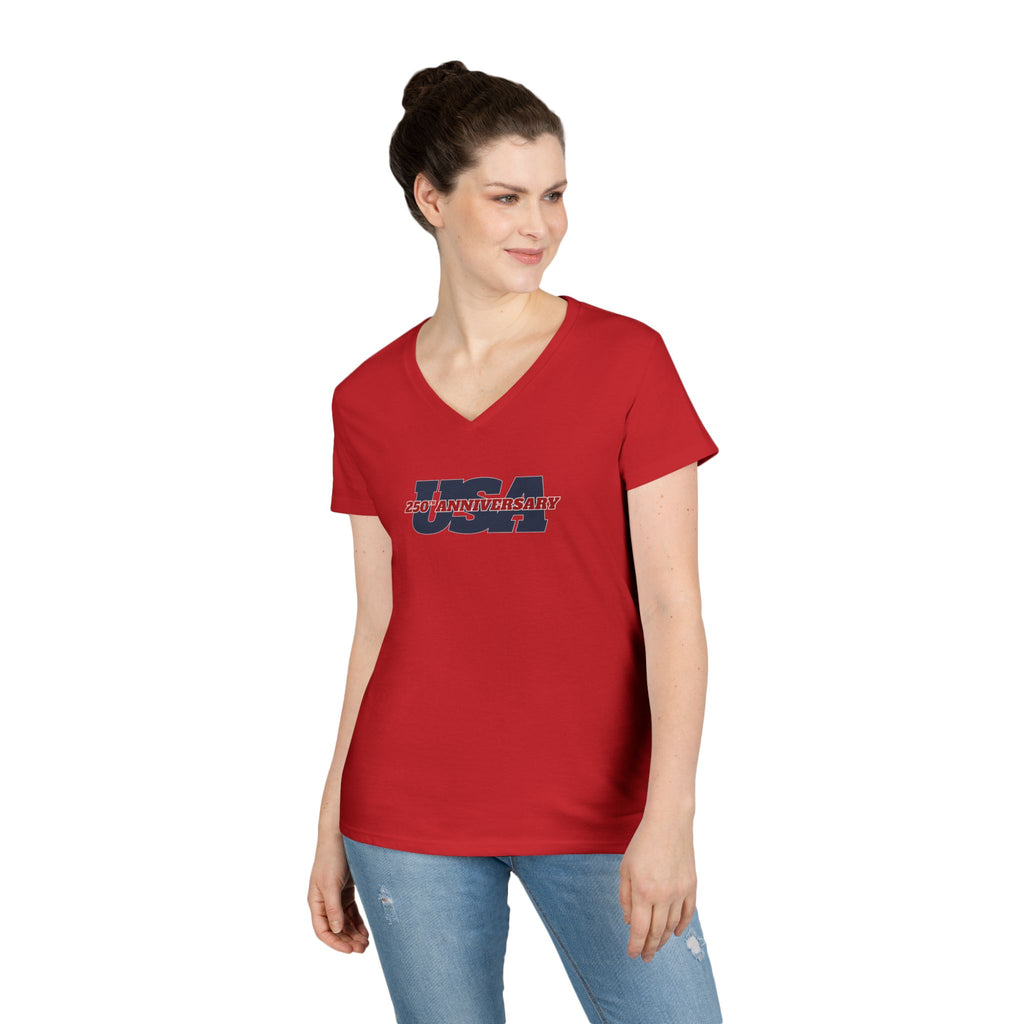USA 250 Anniversary Ladies' V-Neck