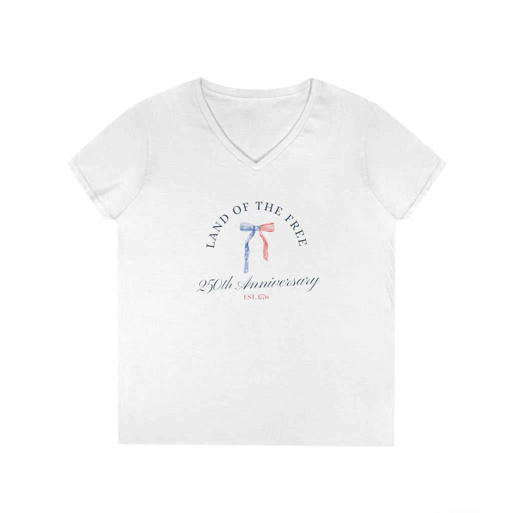 Land of the Free Ladies' V-Neck