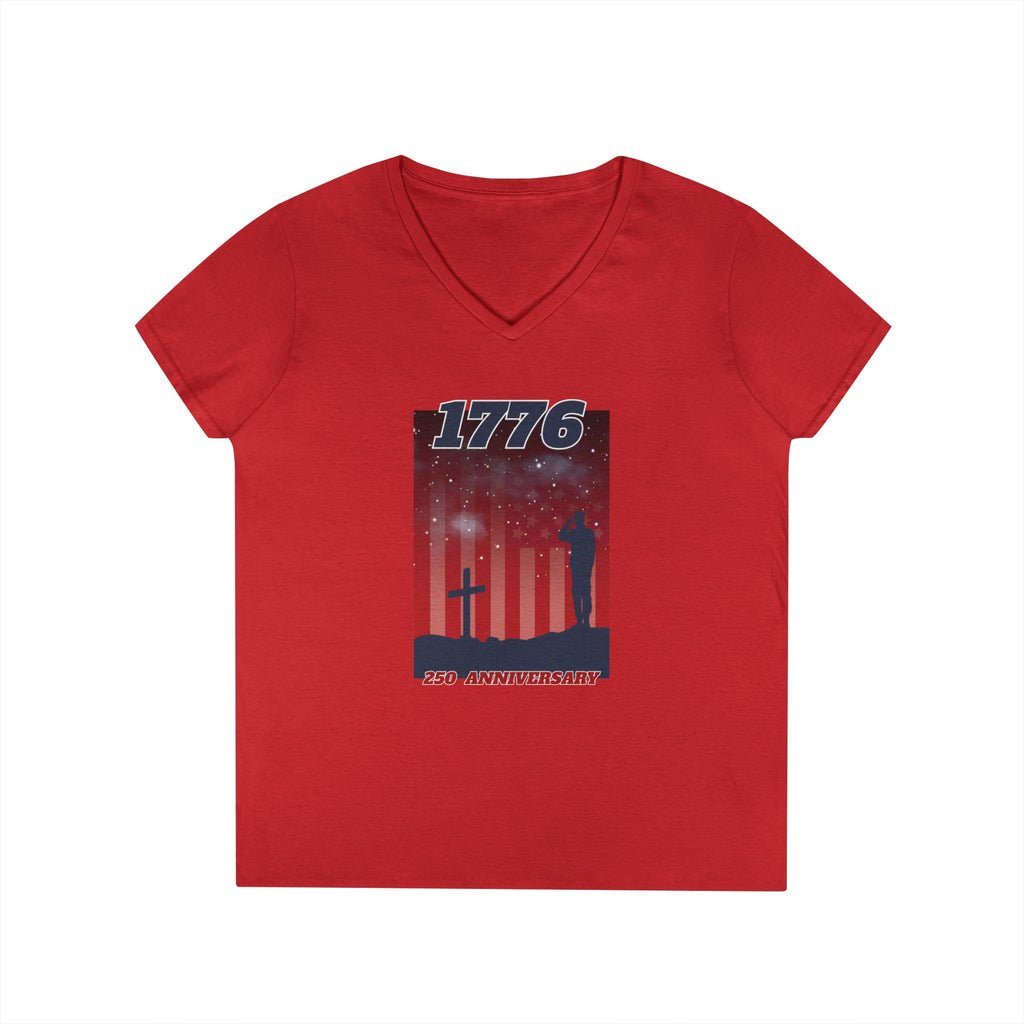 1776 Ladies' V-Neck